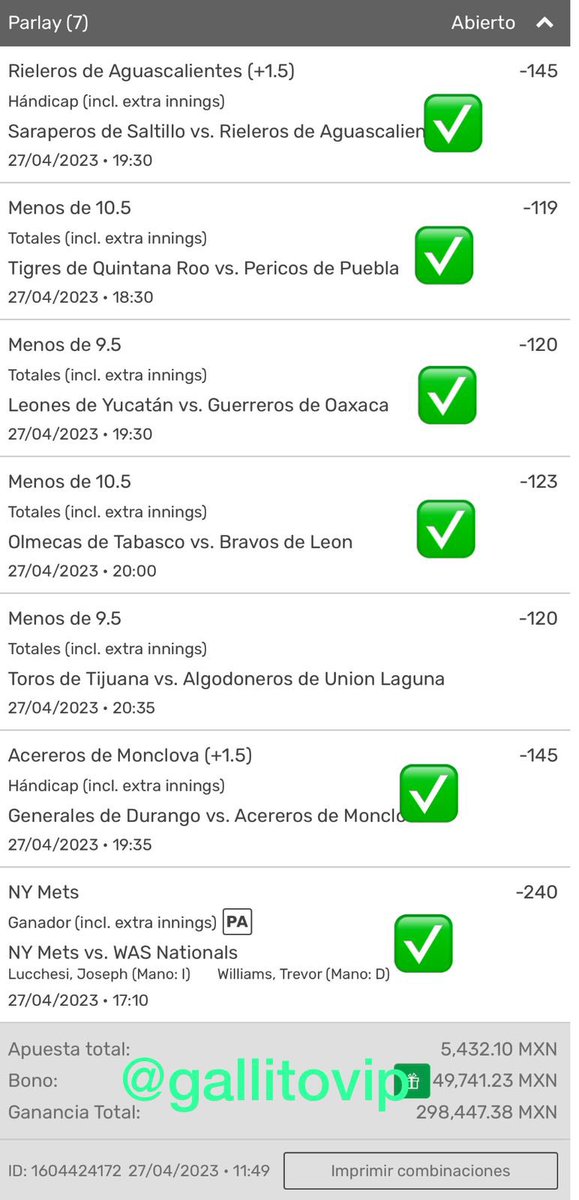 GallitoVip's tweet photo. SEÑORES LO LOGRAMOS!!!!!! 🚀

GRACIAS POR CUMPLIR ESTE SUEÑO A MI LADO, DE LA MANO, GRACIAS POR SER DE ESTA AVENTURA🥺

EL MEJOR DIA DE MI VIDA COMO APOSTADOR 😭

+350,000 CON 2 APUESTAS❤️

ME VOY A LA CHAMPIONS, A CUMPLIR OTRO SUEÑO!!!! LOS AMO

https://t.co/Cn0hCIEOd9 https://t.co/mFn3zRSsTf