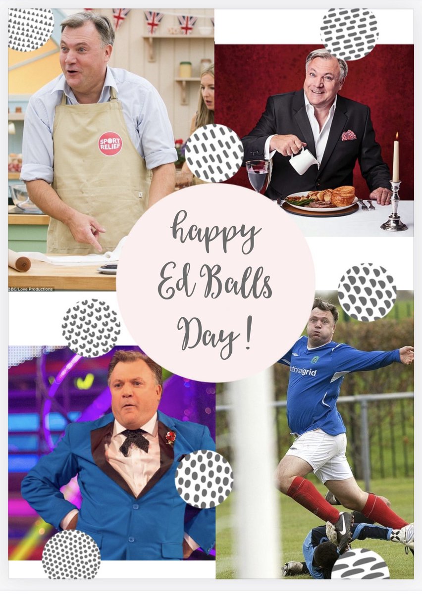 4 Days ago , I called on @MoonpigUK to make a @edballs day card and they didn’t ! 

So I Made my own #edballsday