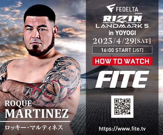RoqueMartinez86's tweet photo. Use this code to watch my fight on @FiteTV https://t.co/yrkyZUFrgn