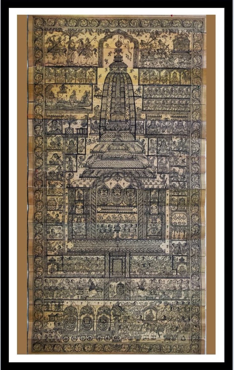 memerakisocial's tweet photo. Indulge in the spiritual aura of Jagannath Temple with this captivating Pattachitra Art by Sanju Swain, exclusively available on MeMeraki. Let the divine energy of the temple flow through this stunning masterpiece. https://t.co/rzXeVbPjft
#Jagannath #PattachitraArt #MeMeraki https://t.co/TYJZ3qIBCA