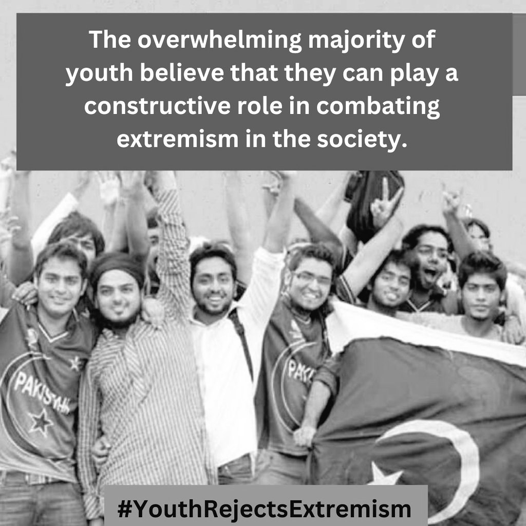 HinaKashmiri12's tweet photo. #YouthRejectsExtremism 
A youth driven towards extremism is a youth without a clear idea of its values and identity https://t.co/NoEacBoyBT