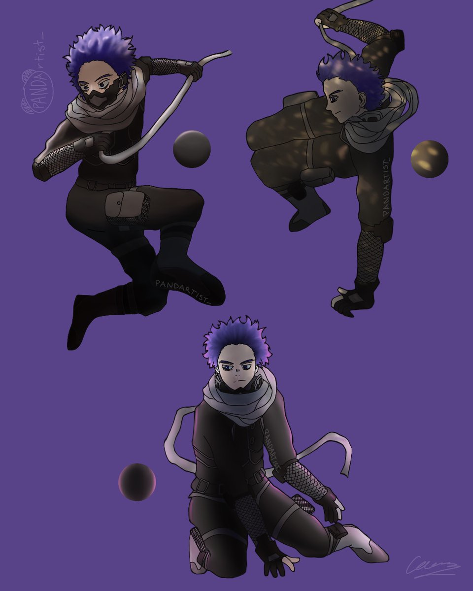 panda31036765's tweet photo. Honestly, forgot i had a twitter, welp, here’s some lighting practice on my boy shinso https://t.co/RBvcAt0B7O