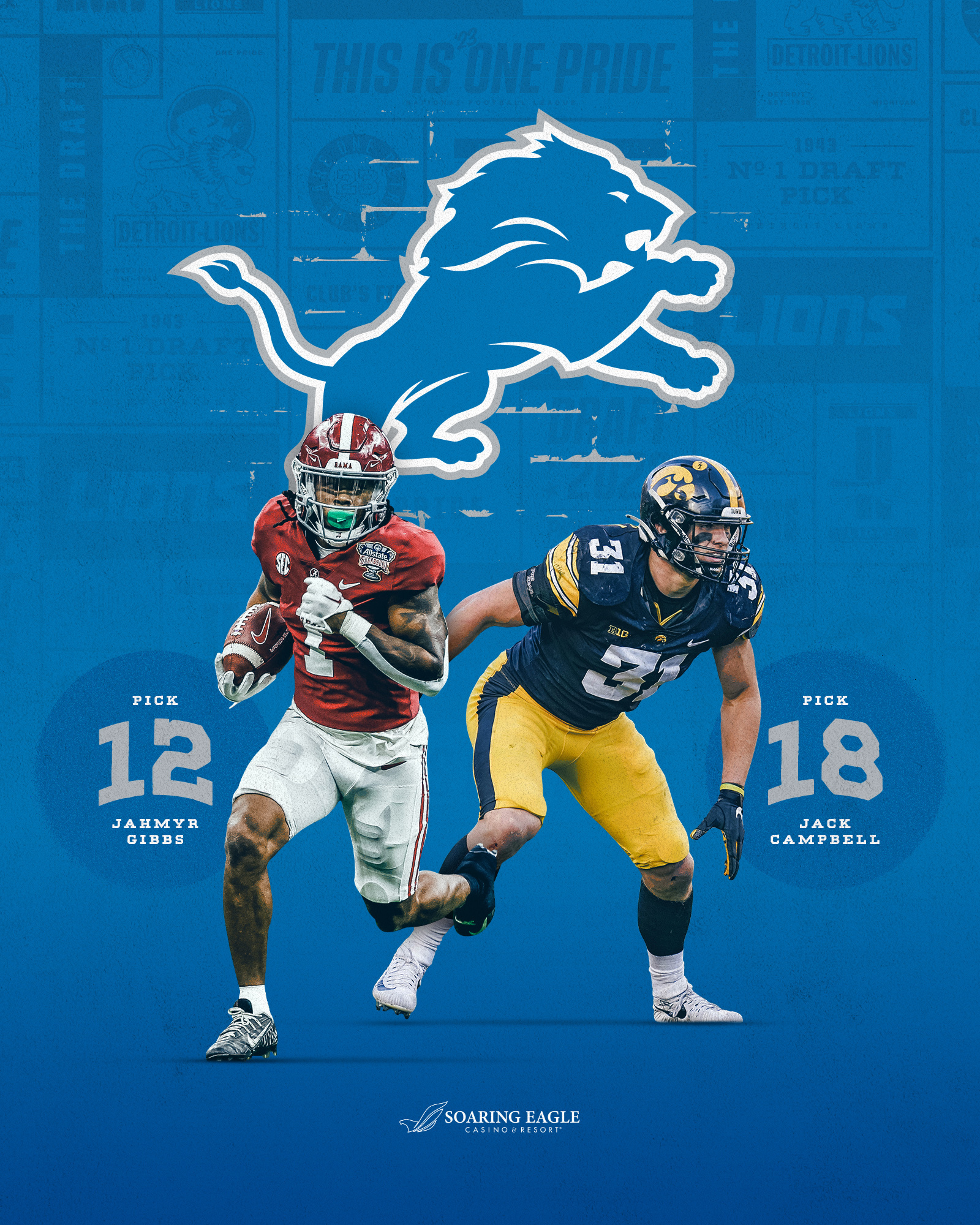 detroit lions draft picks 2023