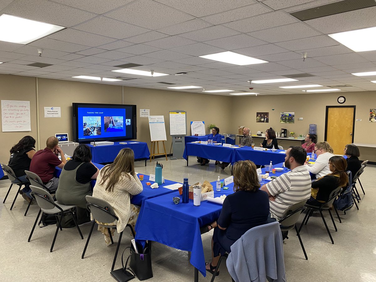 PimaSchoolSup's tweet photo. Energize Year One wrapped up a year of connecting and learning. Thank you to @kathyhoffman_az for joining virtually to share her story and inspire our special education leaders! #EDvance #EnergizeYearOne #pcssprograms @thesuperteacher https://t.co/OHb5WYmq7i