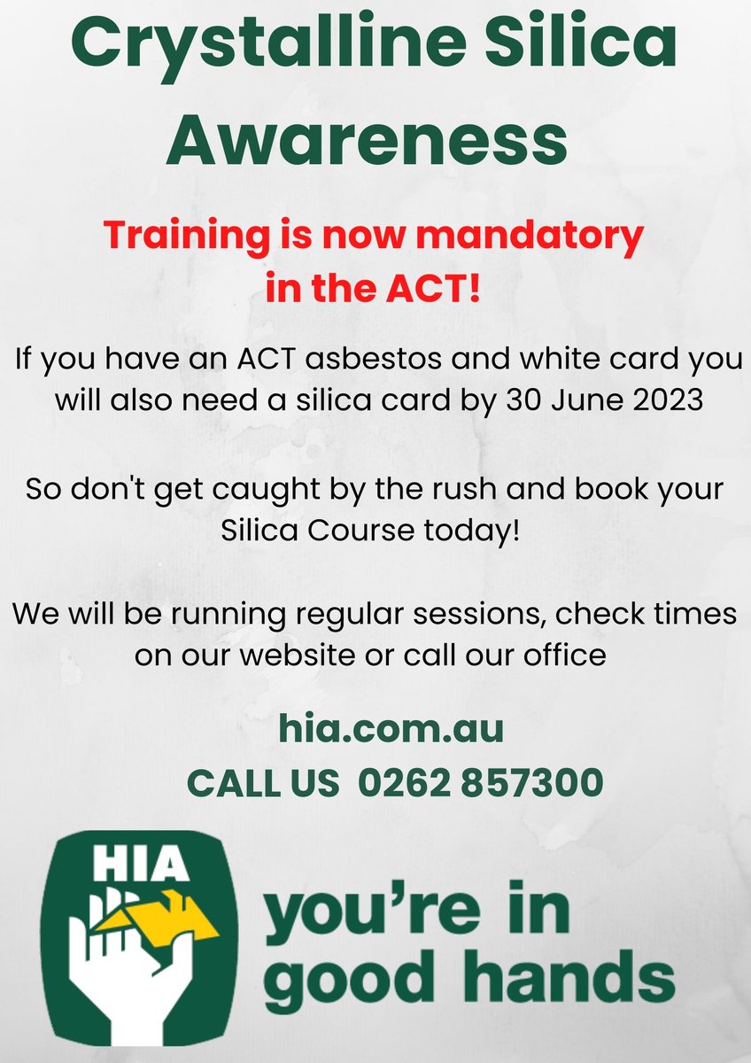 HIA ACT/Southern NSW tweet media