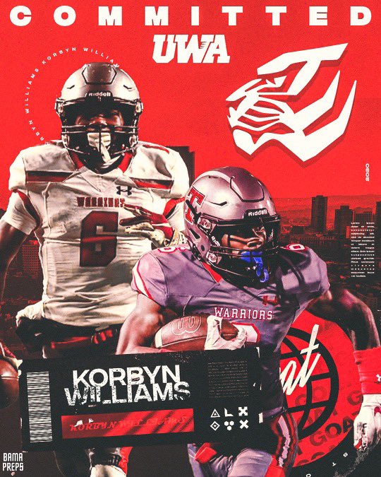 I would first like to Thank God for everything he has done for me and my family. I want to thank my Mom and my Coach/Mentor for all they have helped me with…including the decision to sign to the University of West Alabama. GO TIGERS❤️🤍