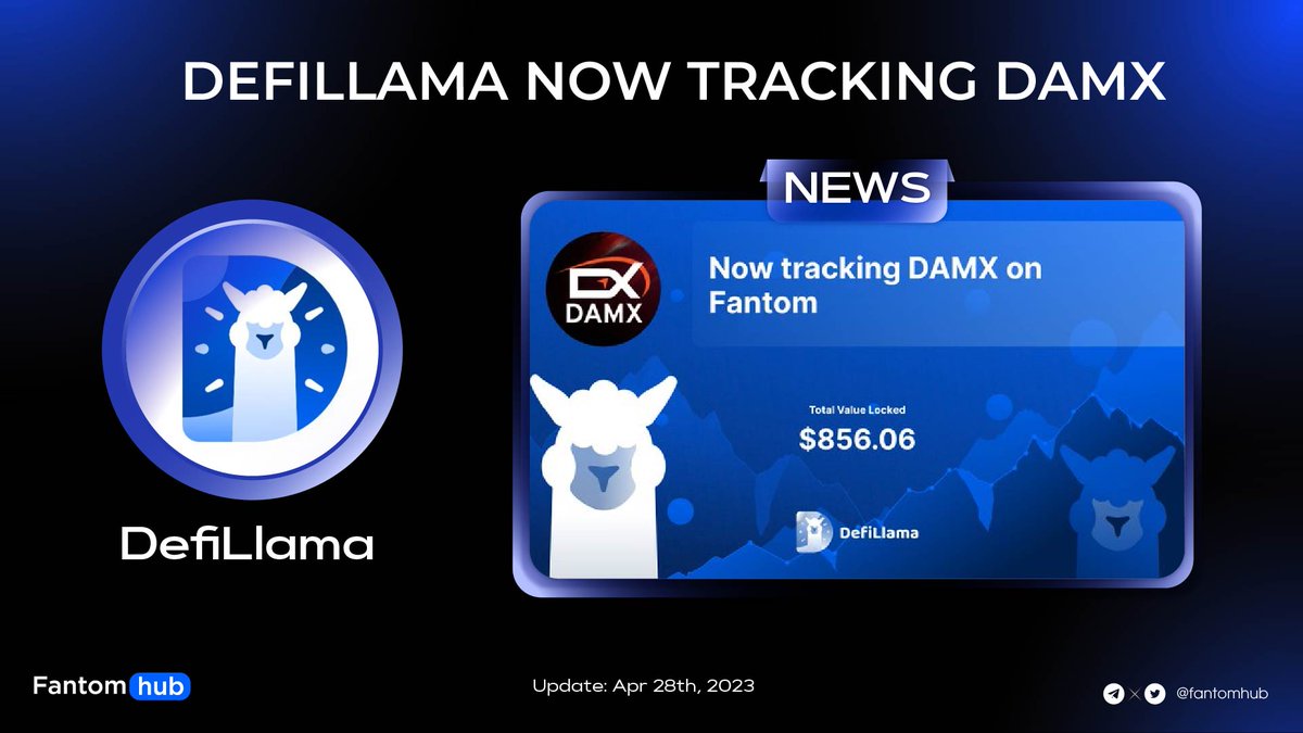 Sonichub_'s tweet image. .@DefiLlama introduced that they are now tracking 
@DmxDao on Fantom.

Looking for a decentralized exchange that offers zero price impact trades and low swap fees? Check out their spot and perpetual exchange platform !

#FTM #FANTOM