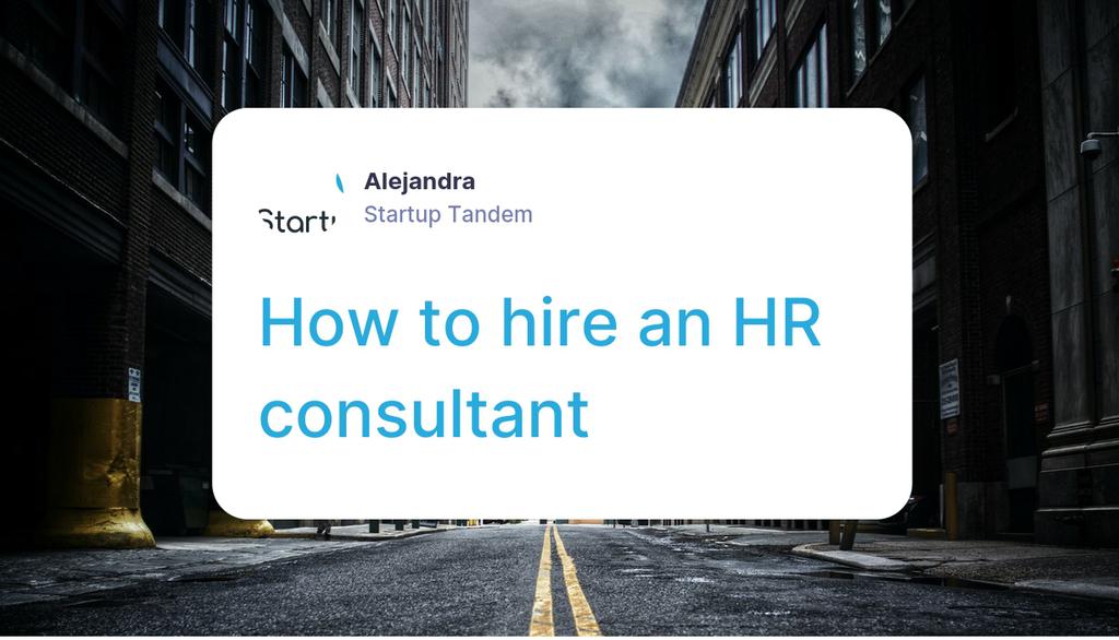 startuptandem's tweet photo. This blog will discuss HOW to hire an HR consultant, with a complete list of interview questions and things to look for.

Read the full article: How to hire an HR consultant
▸ https://t.co/GOjW7Ia2DA

#growthstrategies #BusinessGrowthStrategies #startup #HumanResourcesManages https://t.co/lX3XSR459p