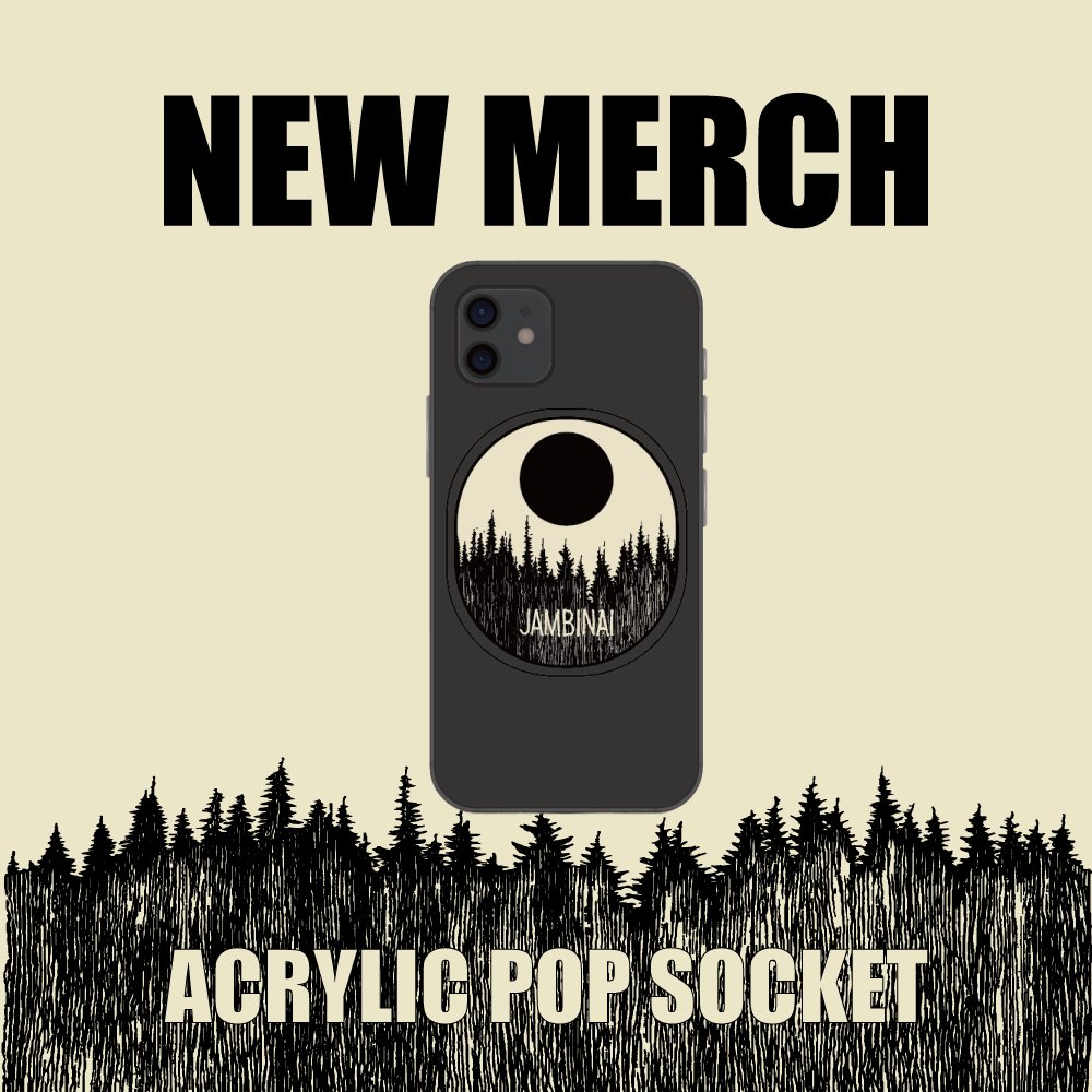 We will release merch for upcoming tour in MAY.

T-Shirts
Folding Hand Fan
(Korean Tariditional Style)
Pop Socket

ADV for all shows are here.

linktr.ee/jambinai