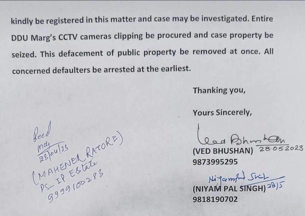 Delhi Police Mahasangh tweet media
