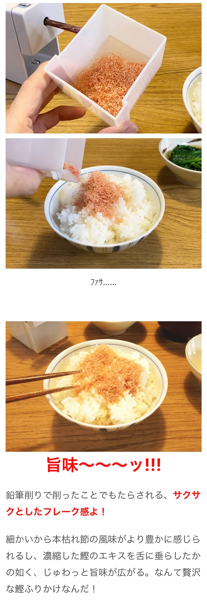 鉛筆削りでカツオブシは削れる？実験結果がこちら！