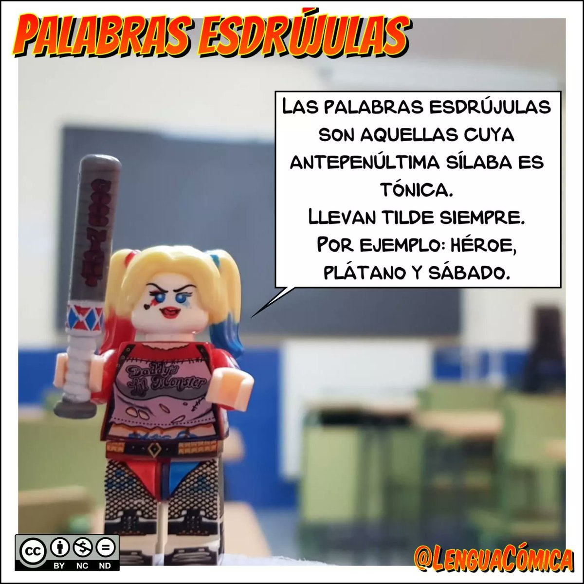LenguaComica's tweet photo. ¿Cuándo se pone la #tilde en las palabras #agudas, #llanas y  #esdrújulas?

Repasamos las reglas de #acentuación en @LenguaComica con #Batman, #Joker y #HarleyQuinn.

¿Te animas? https://t.co/IpXDBEFZuM