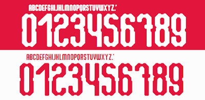 Fonts Números de camiseta Independiente  2018  19 números  letras linea Puma #camisetas #moldes #diseños blgs.co/6y69D0