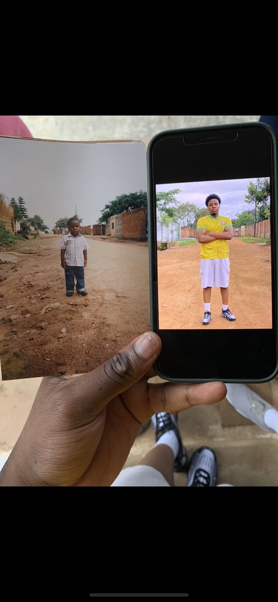 same spot 16 years apart , I finally went back home to #Malawi 🇲🇼❤️