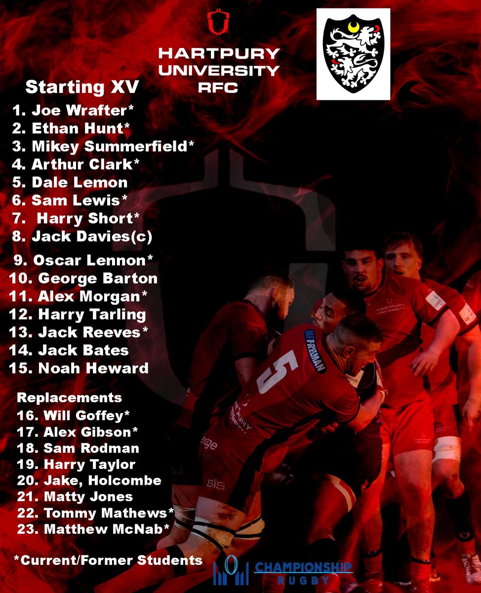 The last dance 🕺

Here’s your final team of the season to face <a href="/CaldyRFC/">Caldy RFC</a> tomorrow at the Alpas 🏟️

Come down and show your support!!

📍Alpas Arena 
🆚 <a href="/CaldyRFC/">Caldy RFC</a> 
📆 April 29th 
⏰15:00
🎫 on our website