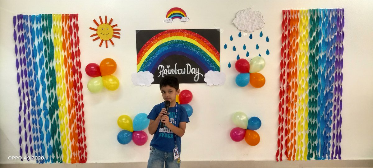 envision_high's tweet photo. 𝐑𝐚𝐢𝐧𝐛𝐨𝐰 𝐃𝐚𝐲 𝐜𝐞𝐥𝐞𝐛𝐫𝐚𝐭𝐢𝐨𝐧@𝐄𝐧𝐯𝐢𝐬𝐢𝐨𝐧 𝐇𝐢𝐠𝐡
A rainbow is an optical phenomenon that involves three processes: reflection, dispersion, and refraction. It is a multicolored arc in the sky which appears when sunlight hits water droplets. https://t.co/ejoch6rOfu