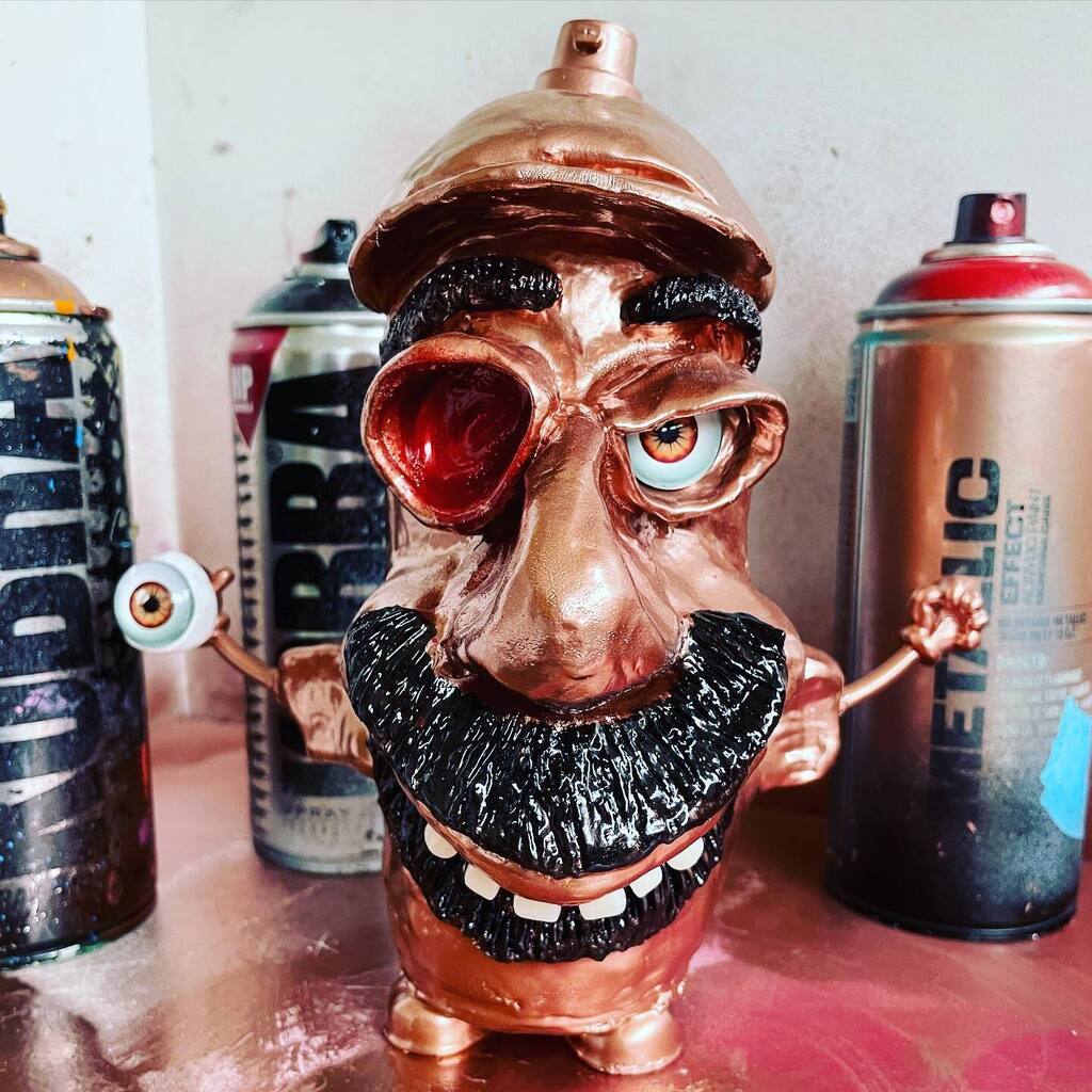 One of my latest Can Characters of Marvin Herbert <a href="/mrmarvinherbert/">marvin herbert</a> for all of you who don’t know Marvin is a reformed Gangster, who has been stabbed all over, shot in the eye and now has a glass eye and survived to tell the tale. He has been investigated… instagr.am/p/Crk0bQYIv4g/