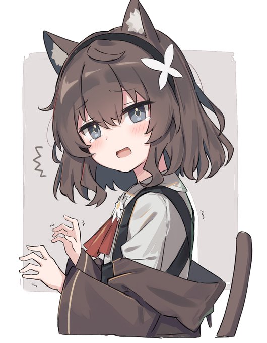 「猫娘 白いシャツ」のTwitter画像/イラスト(新着)｜21ページ目