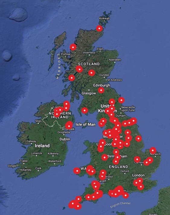 Absolutely blown away by the #TheGreatFuelMoistureSurvey volunteers. 750 samples and counting of fuel moisture from right across the UK. 55% taken on a single day and ~80% within a two day period of high fire danger last week.