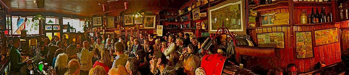 Cónal Creedon (@conalcreedon) on Twitter photo Dick Mack's Dingle.
I'll be back in Dick Mack's tomorrow Sat 29th. This pic my reading at <a href="/feilebealtaine/">Feile na Bealtaine</a> 2015. No marks for finding me - I'm under the "Dick Mack" by door. One of the most magical literary events on the planet. Delighted to be invited this year. Thanks you. Cx Dick Mack's Dingle.
I'll be back in Dick Mack's tomorrow Sat 29th. This pic my reading at <a href="/feilebealtaine/">Feile na Bealtaine</a> 2015. No marks for finding me - I'm under the "Dick Mack" by door. One of the most magical literary events on the planet. Delighted to be invited this year. Thanks you. Cx