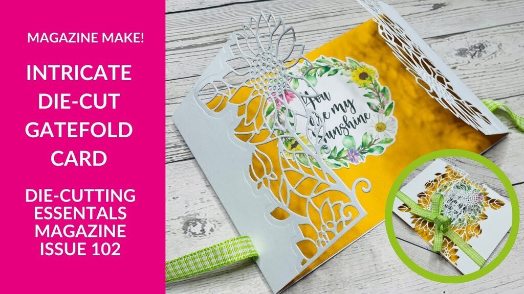 SimplyCards_mag's tweet photo. Gate Fold Card Idea - With Craft Kit from Die-cutting Essentials Issue 102 Gate Fold Card Ideas - learn how to make an intricate die-cut gatefold card in this video tutorial from Lou Collins, Lou is using the supplies from Die-cutting Essentials Issue 102 - buy it from Craft… https://t.co/OVnX9ZCSew