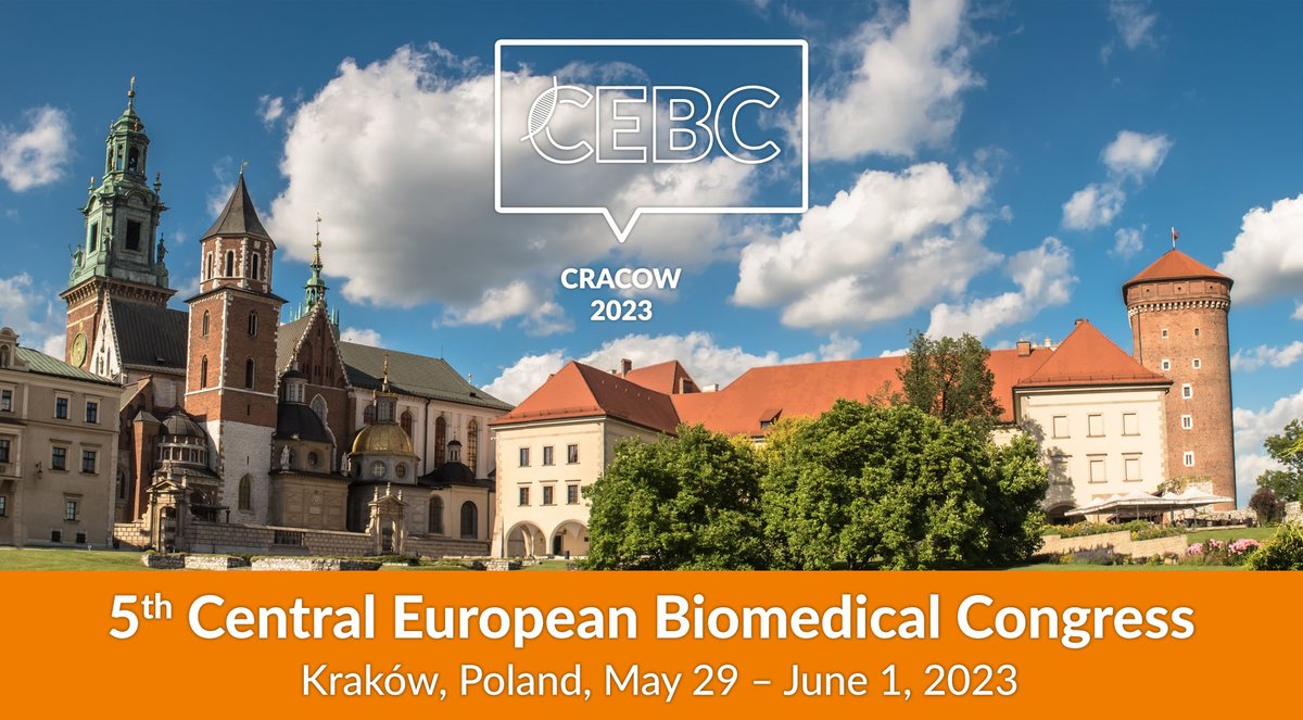 CentreAps's tweet photo. The 5⃣th edition of the Central European Biomedical Congress (CEBC) will be held in Krakow in May under the theme "Future trends in health interventions".
Detailed information on the congress website:
👉 https://t.co/1CRf7Cts8Q https://t.co/umztrIoe6K