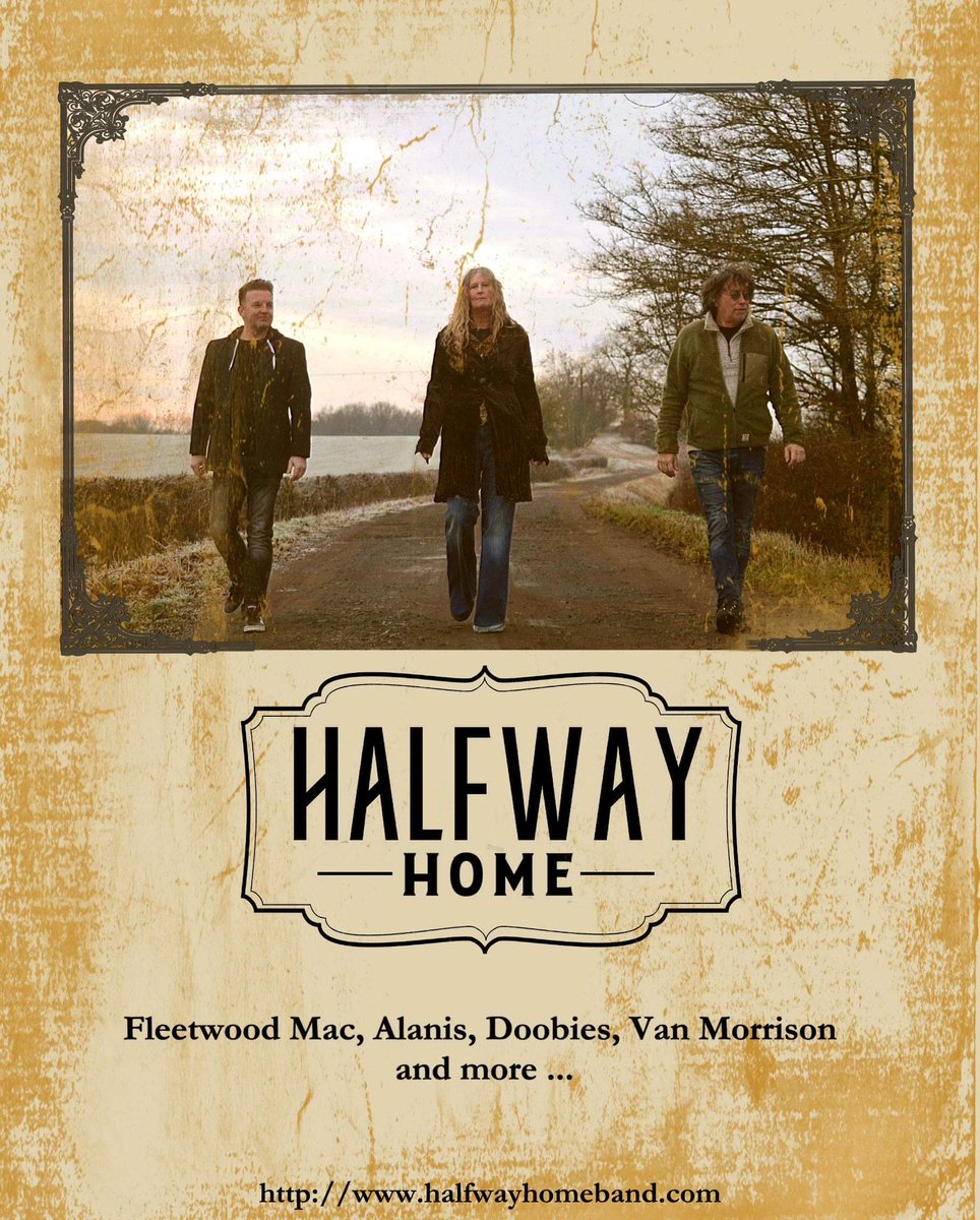 I’m also delighted to welcome back to the Cellar Bar Halfwayhomeband who will be playing from 8:30 tomorrow night - should be great evening!
