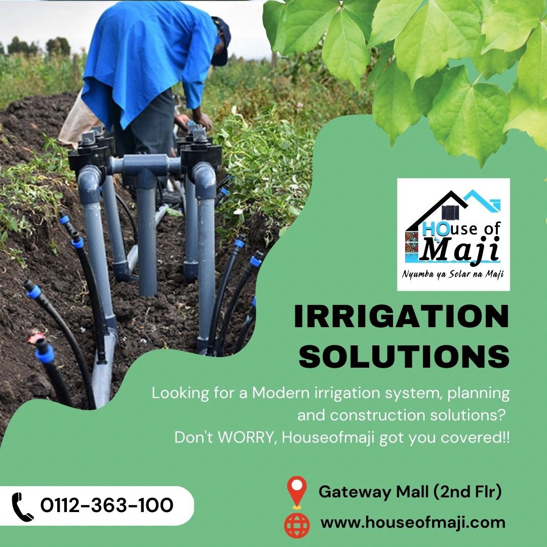 houseofmaji's tweet photo. IRRIGATION SOLUTIONS
Looking for a Modern irrigation system, planning and construction solutions?
Don't WORRY, Houseofmaji got you covered!! 
Call/Whatsapp us on 0112 363 100 https://t.co/W6ZV0H19UW