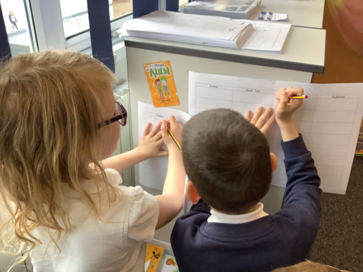 StHelensyear3's tweet photo. Year 3’s chosen author for our Reading enrichment day is Zanib Mian @Zendibble! We chose the book ‘My Friend The Alien’ and we are writing our own diary extracts from the perspective of an alien who is exploring emotions on Earth! @ReadingatSHPA @PrincipalSTH @StHelensAcademy https://t.co/hzaXqqGX8H