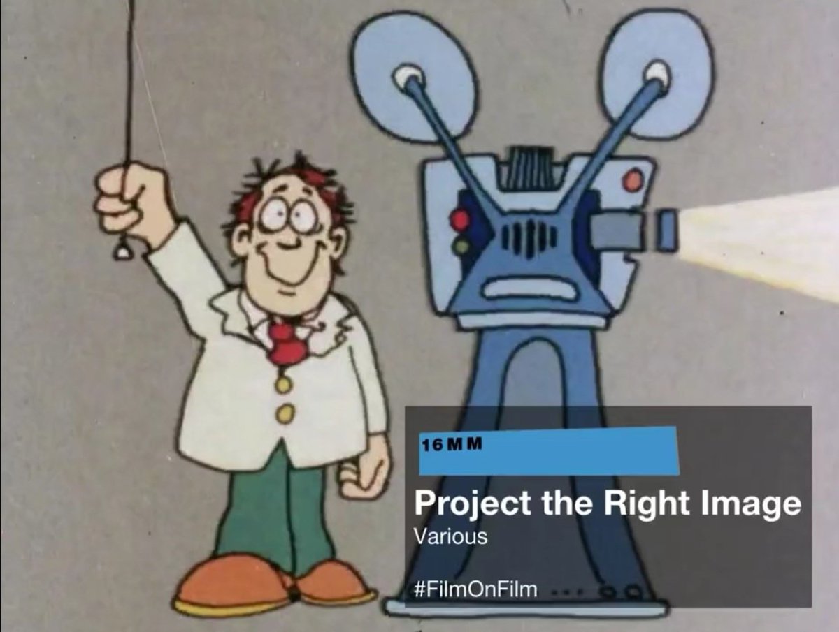 We're celebrating 100 years of #16mmFilm at our #FilmOnFilm festival in June. Join me as we look at 16mm, the kit, a 70s film show & a murder mystery too. The victim was a young 16mm print hoping to get onto television, who is to blame? Expect to see scratches and colour fade!