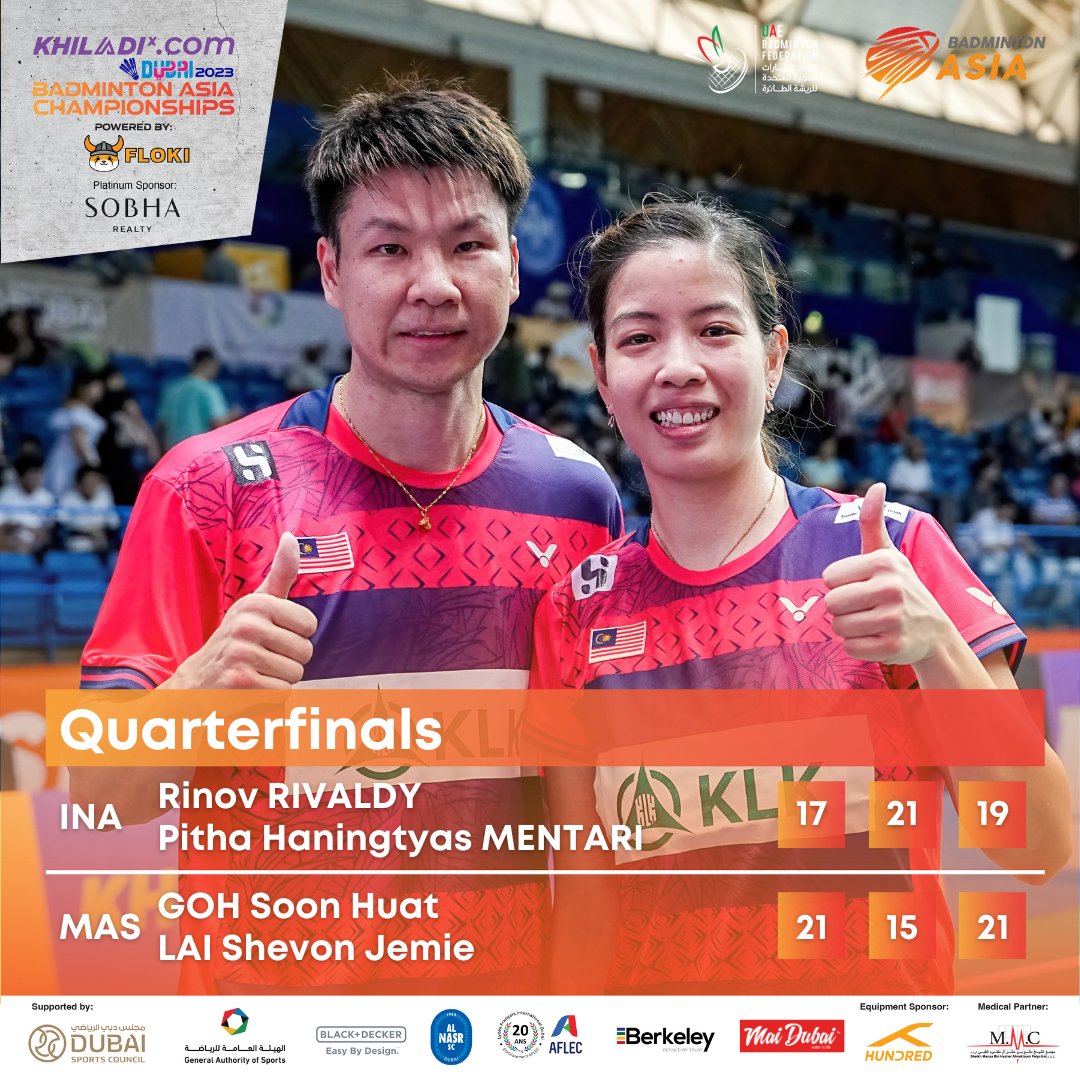 Badminton Asia on Twitter "Day 4 Dubai 2023