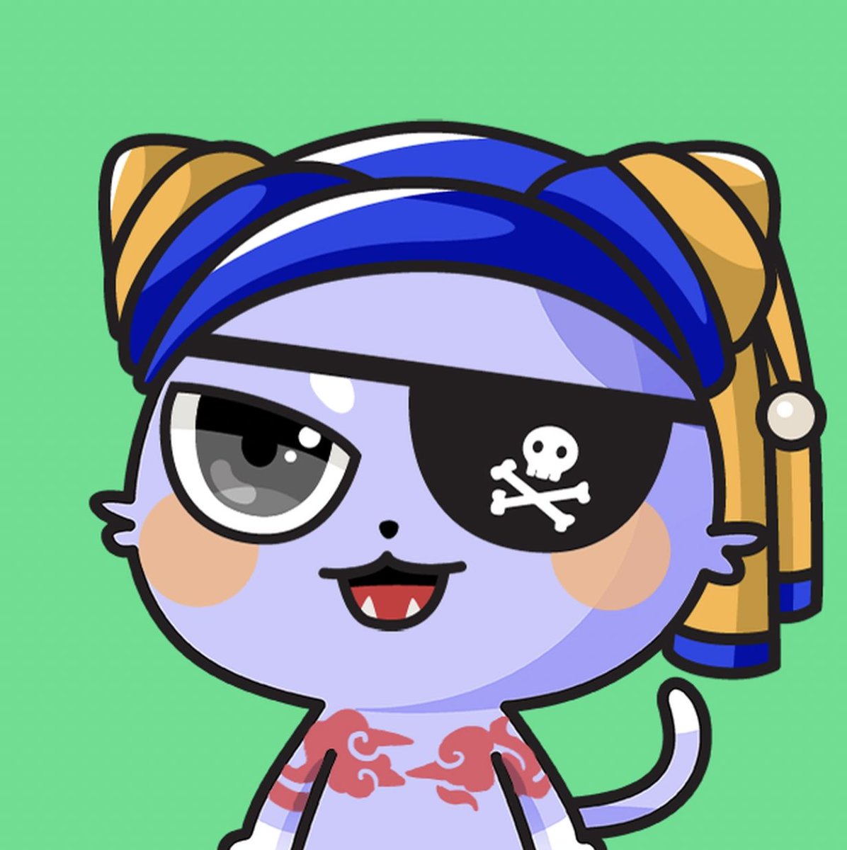 TotheCryptMoon's tweet image. last but not least #ITO2 from #MocossiPlanet: the pirate! Love his trait: the scarf and the tatoo. The parents had the same. I can use it as a PFP if I want and ... he will bring ressources and token very soon! Cannot wait! #contest2