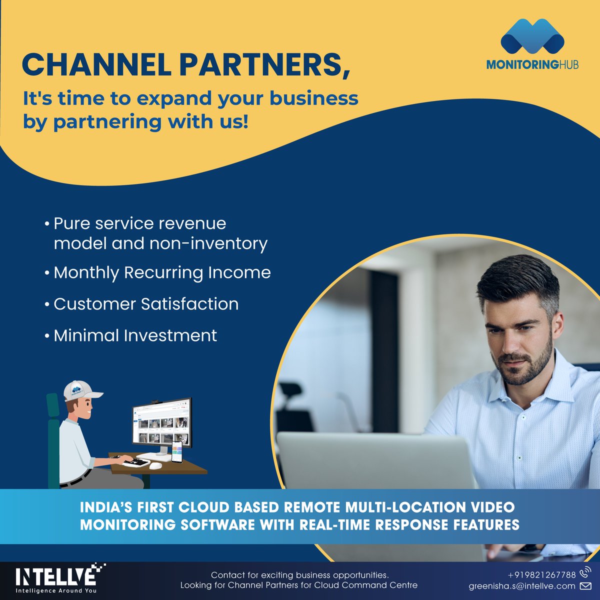 intellve's tweet photo. Assured business opportunities with Monitoring Hub!
With the advanced features of Monitoring Hub, you can ensure the security of your business premises on the go!
#Intellve #IntellveSolutions #MonitoringHub #securitysolutions #securitycameras #security #cctvcamera #cctvsystems https://t.co/3WzW3nJCOK