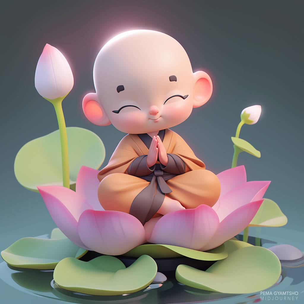 From the Little Buddha series.

More on instagram.com/bhutanart.nft/

You can purchase my NFTs here: opensea.io/pgyamtsho 

#NFTCommunity #nftart #AiArt #midjourney #photorealistic #aiartist #AIcommunity