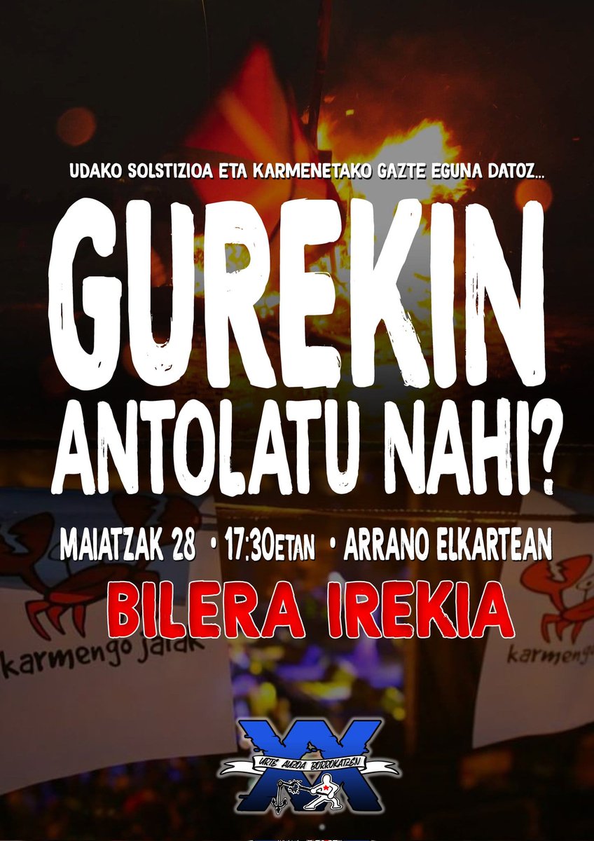 Auzoko gazteak udarari begira jarri dira iada. 

Animatu zaitezte parte hartzera!