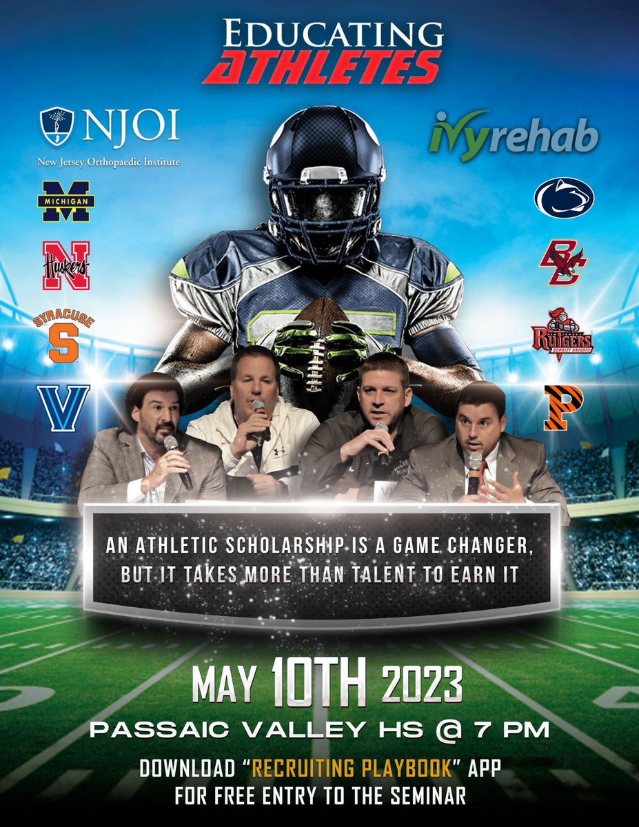 If you want to play college ball, you can’t afford to miss this FREE seminar on May 10 #collegefootball #collegerecruiting #fyp