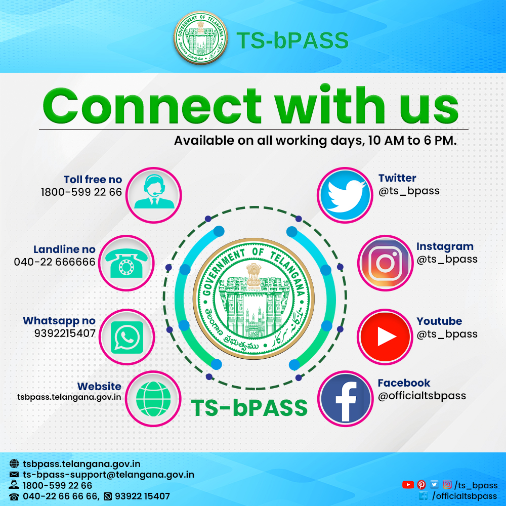 Need Help with TS-bPASS? Please reach out to us using ' @ts_bpass or #TSbPASS ' in your tweets!  

Also, It is requested to make a note of support services business hours. We are available on all working days, 10 AM to 6 PM.

#buildingpermission #CustomerService #supportservice