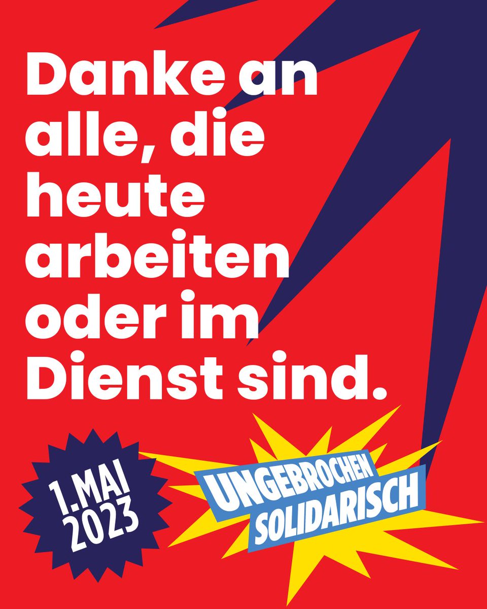 Danke!❤️

#UngebrochenSolidarisch: <a href="/GewerkschaftNGG/">Gewerkschaft NGG</a>  <a href="/_verdi/">Ver.piss.di</a>  <a href="/IGMetall/">IG Metall</a>  @gew_bund  <a href="/igbce/">IGBCE</a>  <a href="/IGBAU/">IG BAU</a>  <a href="/GdPPresse/">GdP Pressestelle</a>  <a href="/DeineEVG/">EVG</a>