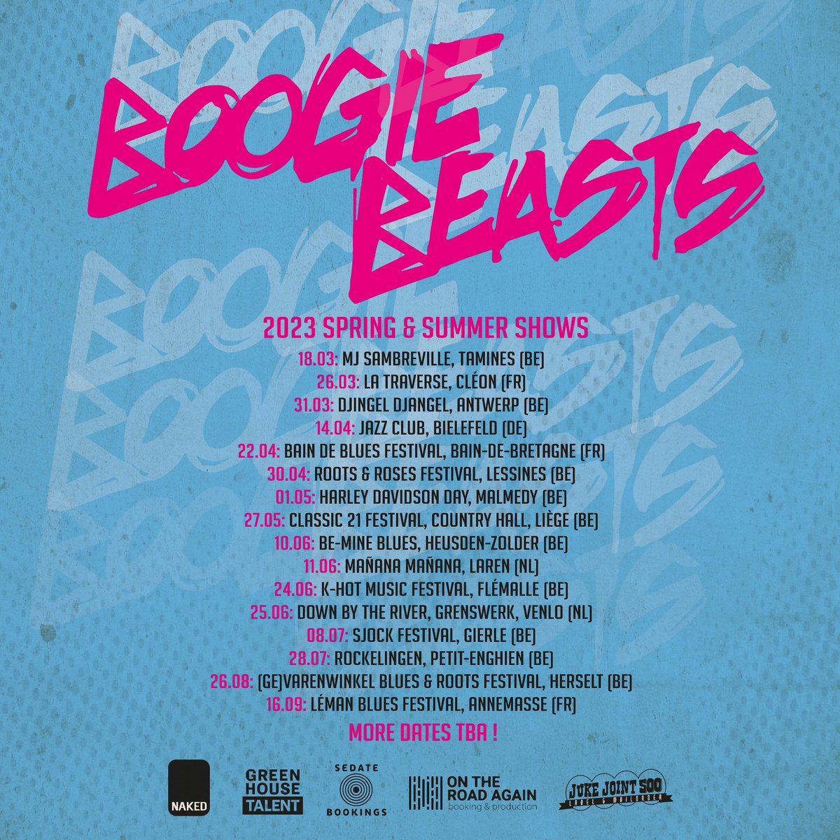 New date added, more to be announced!!!
#boogiebeasts