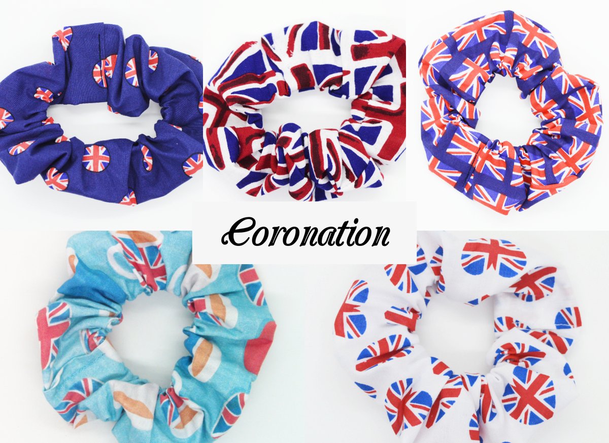 Still time to grab your Union Jack scrunchies for the Coronation and Eurovision! Full range on the website!
#Elevenseshour #MHHSBD #Craftbizparty #ShopIndie