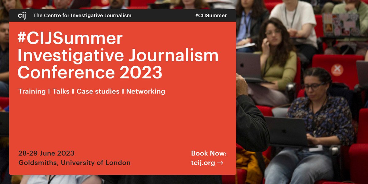 Delighted to see our #CIJSummer Investigative Journalism Conference 2023 speakers @deankirby_ and @pmorganbentley shortlisted for the #PaulFootAward 2023. Dean and Paul will be speaking to @emmayoule on 29 June. tcij.org/summer-confere…