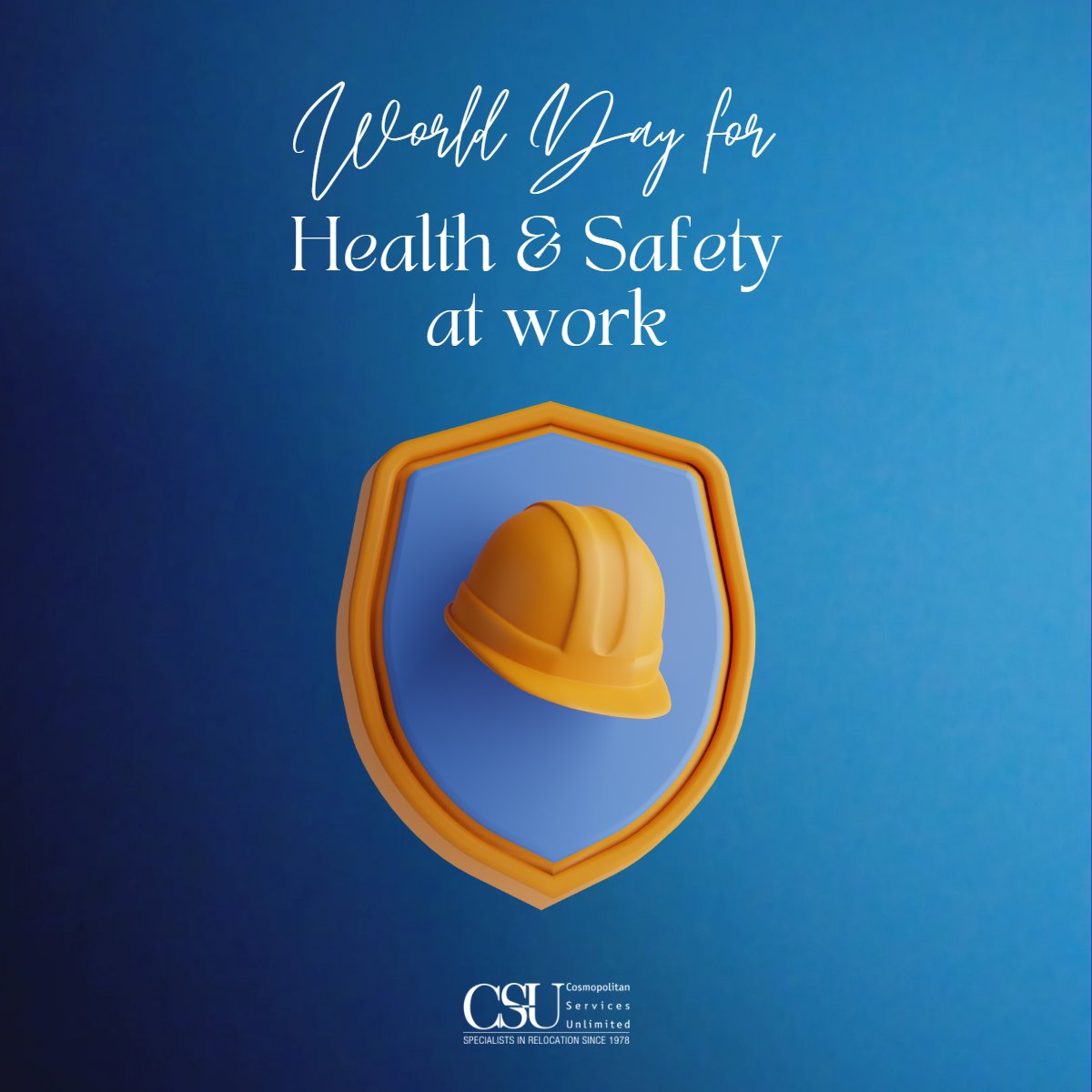 CSU_Relocation's tweet photo. 🌍This Friday, 28th April, is World Day for Health and Safety at work.💼

We would like to remind the importance of guaranteeing the well-being of employees by providing a #safe and #healthy working environment every day.🤝 https://t.co/CP29m21mQD