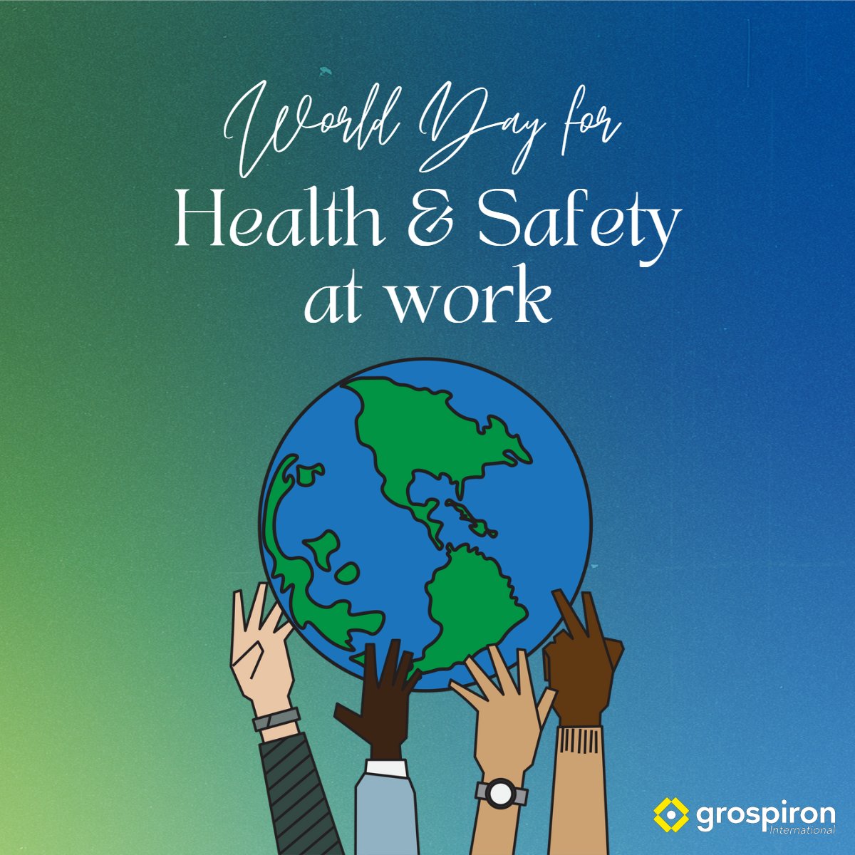 _Grospiron's tweet photo. 🌍On this World Day for Health and Safety at Work, we want to point out the importance of ensuring #safe and #healthy environments for all.

🤝Together, we must work to ensure the well-being of all employees every day ! https://t.co/1m1mV67FO3