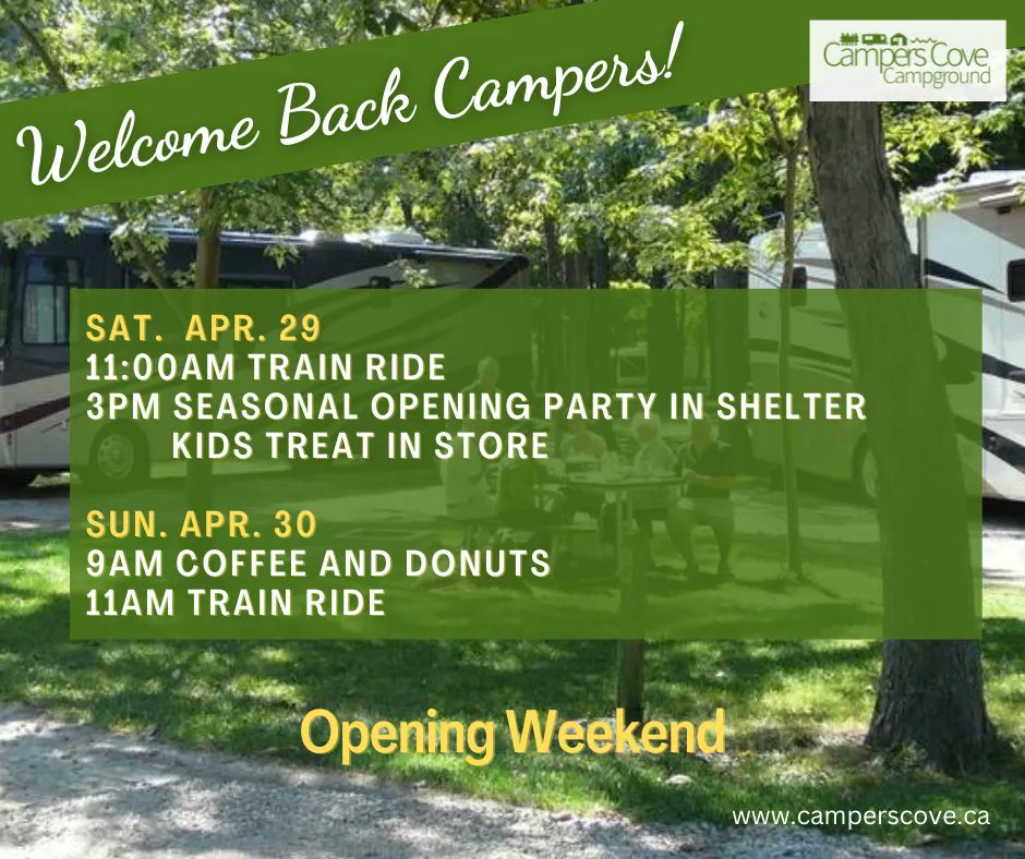 Let's get this party started! 🏕️ #camping #campingseason #ckont