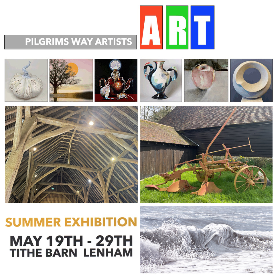 My next exhibition - Pilgrims Way Artists Summer Exhibition in stunning Tithe Barn, Lenham ME17 2PJ
19- 29 May. #artinkent #contemporyart #painting #ceramics #gardensculpture #etchings #whatsoninkent #kentlife #natureinart