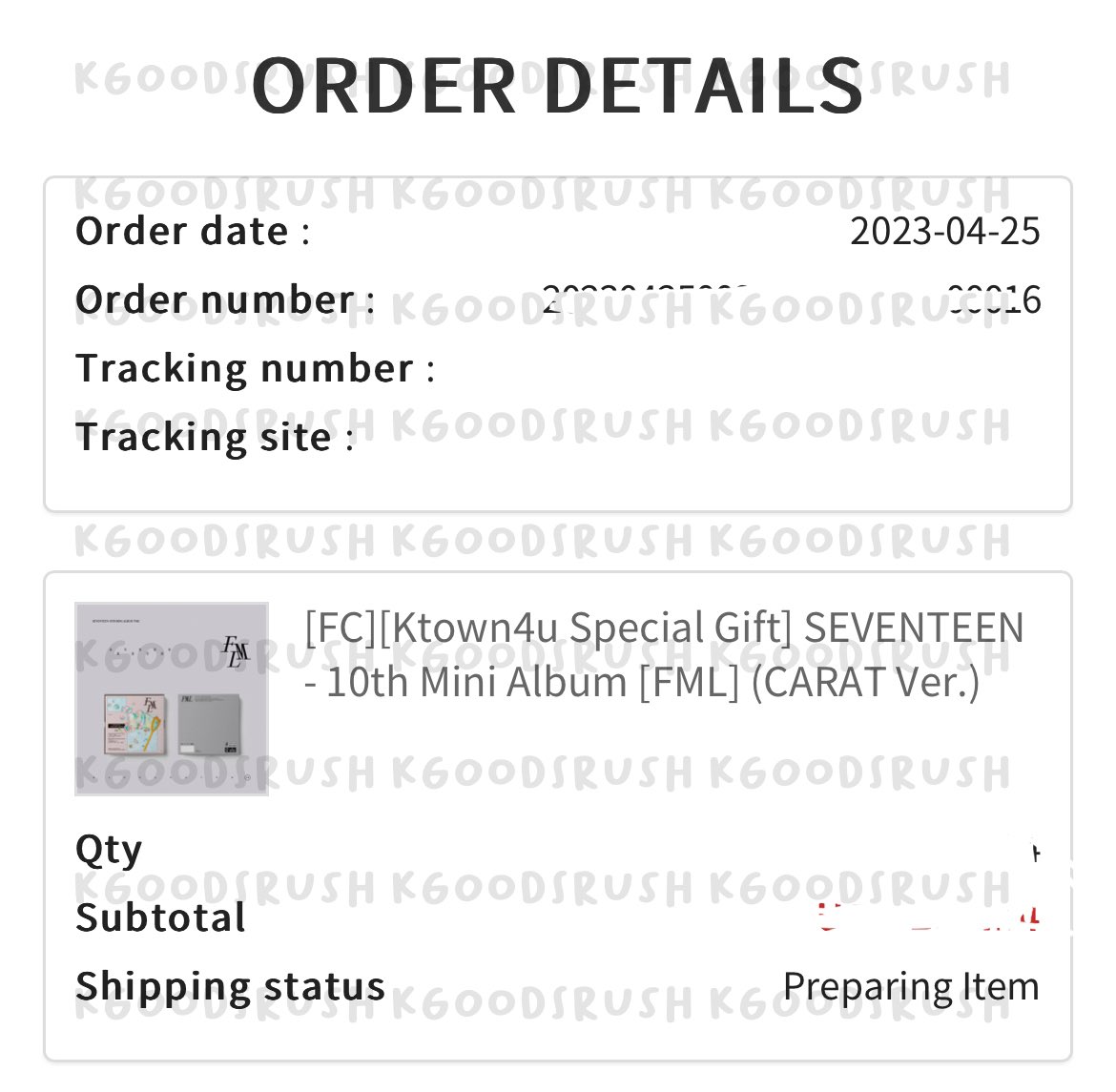 Kgoods_Rush's tweet photo. ✨ all ordered! 🤍 https://t.co/dvkkyA9kUa