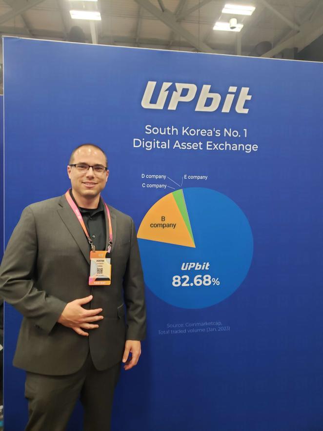 Consensus has been a fantastic opportunity for networking so far, and it was great to touch base with the Upbit team yesterday! #consensus #networking #blockchain #defi