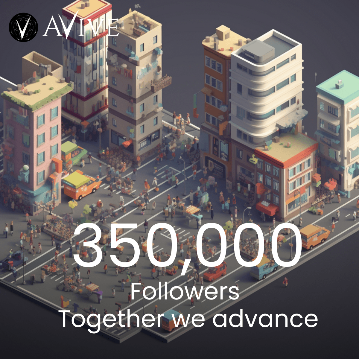 AviveAPP's tweet photo. 350,000+ Followers!!

Thank you!!

#AviveCitizen #web3community #Decentralization https://t.co/OzRtdXXRw6