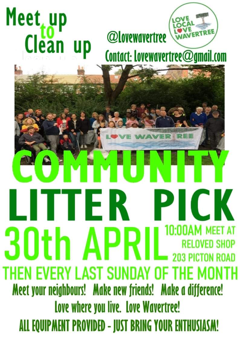 Hey! Why not come down to join us this Sunday? Or at least give us a rewteet! @HomesVitality @WavertreeCommu2 @wavsoc @WavertreeCC @LoveWavertree @PapasCafeBistro @PennyLnWombles @lpool_LSSL @LivEchonews