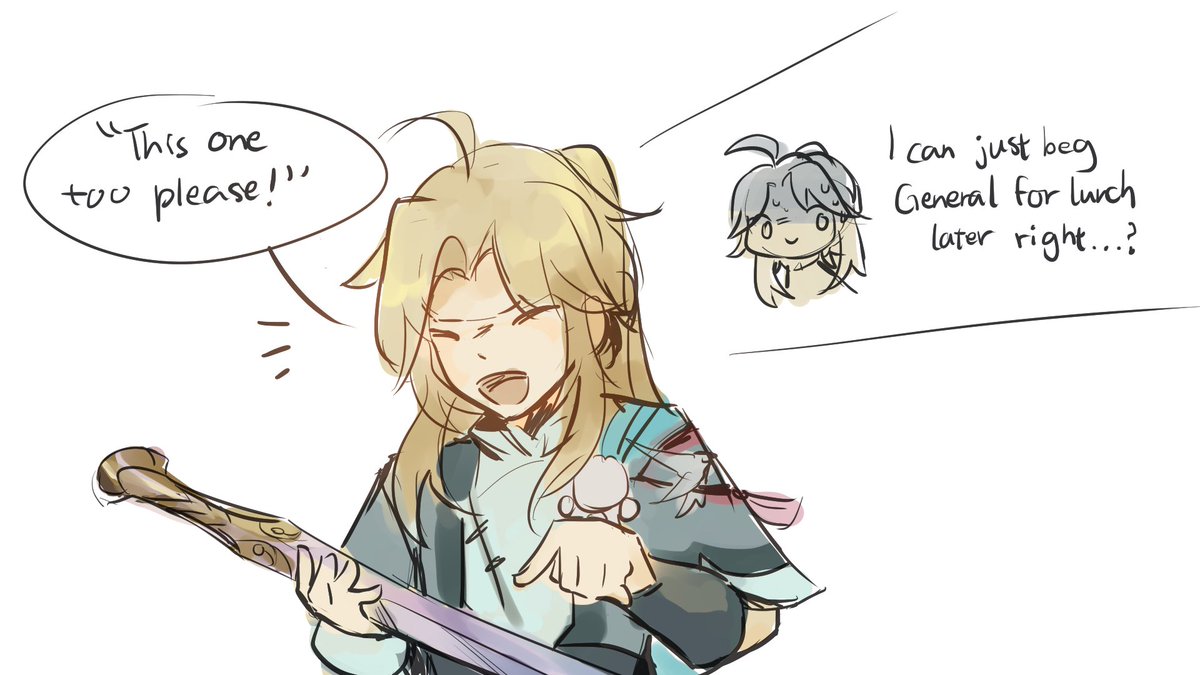PLEASE read yanqing's story + voicelines right now- 😭 funny little lieutenant
#honkaistarrail